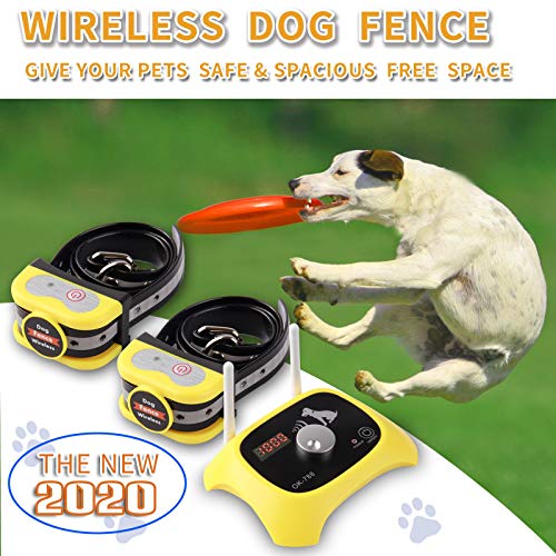 JUSTPET Wireless Dog Fence Containment Pet System, Dual Antenna More
