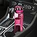 Swig Savvy Sports Water Bottle with Silicone Sleeve for Fitness, Simple Modern Daily Hydration Plastic Workout Water Bottles, 18 oz, Pink