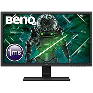 BenQ GL2780 27 Inch 1080p 1 ms 75 Hz LED Eye-Care Gaming Monitor, Anti-Glare, HDMI, Black