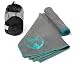 Hot Yoga Towel Plus Mesh Bag By Yogazini - Non Slip, Skidless, 100% Microfiber, Light, Quick Dry - No Slipping as Bikram Yoga Towel - Super Absorbent, Machine Washable - designed for better Grip