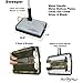 Dust Care DC 1001 Non Electric Commercial Grade Carpet Sweeper with Clean Out Comb On-Board, 3 Brush System