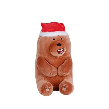 we bare bears christmas plush