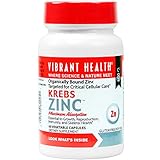 Vibrant Health - Krebs Zinc - Essential to growth, reproduction, immunity, and skeletal health, 60 count (FFP)