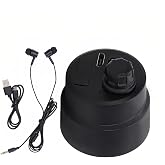 Tiiyee Water Leakage Detection, Wall Pipe Leak Detector Underground Monitor | High Sensitive Sound Intensifier Device with Earphone Deep Pipe Listening for Home Kitchen Bathroom Basement Laundry Leaking