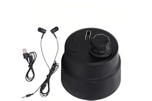 TIIYEE Water Leakage Detection, Wall Pipe Leak Listen Detector Underground Monitor High Sensitive Sound Intensifier Ear Listening Device with Earphone for Home Bedrooms Basement Kitchen Bathroom Laundry