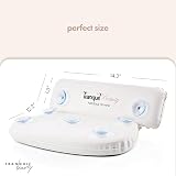 TranquilBeauty Bath Pillow Waterproof Head Neck Support Suction Cups Ergonomic view 6