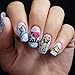 Born Pretty Nail Art Stamping Plate Cute Cats Image Plate BP-102 5.5cm Round