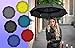 Pixi Air Travel Umbrella- Top Windproof Compact Double Canopy Lightweight Wind Resistant & Sunproof Umbrella- Best Folding Sturdy Auto Open/ Close Portable Umbrella, Easily Carried In All Your Travels