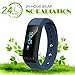 Diggro i5 plus Bluetooth Smart Bracelet Watch Wristband Sports Fitness Tracker Pedometer Step Counter Tracking Calorie Health Sleep Monitor for Android IOS, Blue