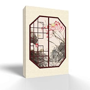 Canvas Wall Art Traditional Chinese Style Pictures Home Wall Decorations for Bedroom Living Room Paintings Canvas Prints Framed - 12x18 inches