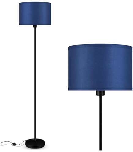 BoostArea Floor Lamps for Living Room, Modern Blue Floor Lamp, LED