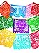 Muunek Large Plastic Papel Picado Banner Mexico Querido 10 Panels 18ft. Long Mexican Fiesta Party Decoration