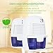hysure Portable Mini Dehumidifier, Deshumidificador, Bathroom Dehumidifier Electric for Bedroom, Baby Room, Home, Crawl Space, RV, White