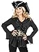 South Sea's Black Pirate Blouse