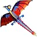 HENGDA KITE-Classical Dragon Kite 140cm x 120cm Single Line with Tail