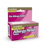 GoodSense Allergy Relief Tablets, Diphenhydramine HCl 25 mg, Antihistamine, 100-Count Allergy Pills