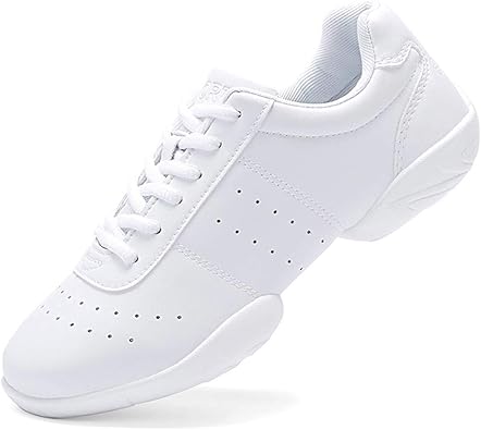 Amazon white cheer shoes Clearance