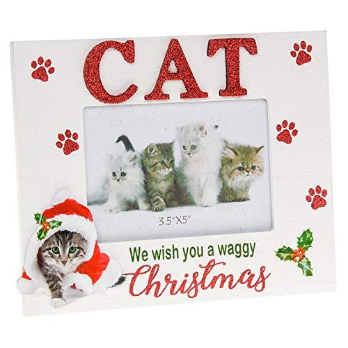 Shudehill Santa Paws Photo Frame Cat