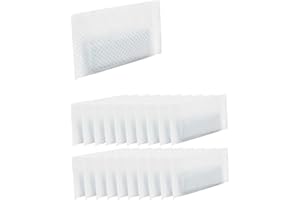 Hitefu 20PCS Covered Drapery Weights, Iron Curtain Bottom Weights, Window Fabric Pendant Accessories for Home Room Hotel Curtains Tablecloth Flags (17g Each)