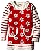 Hatley Little Girls' Button Neck Dress-classic Snowflakes