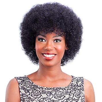 Amazon Com Rebeauty Afro Human Hair Wig For Women Kinky Curly
