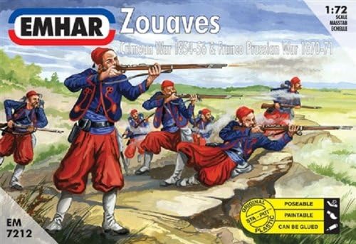 Emhar Models Zouaves Crimean War 1854-56 and Franco Prussian War 1870-71 Model Building Kit