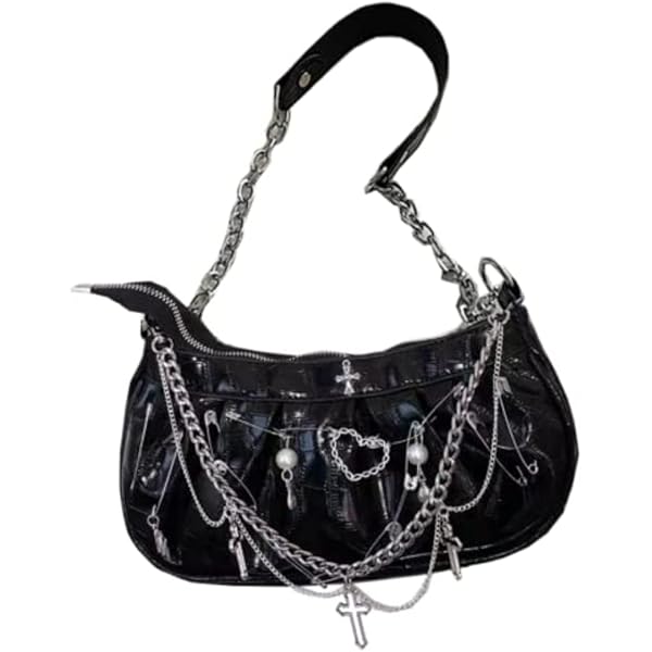 J＆M Davidson Vintage J&M Davidson England Crossbody Small Leather Chain