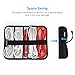 ATAILORBIRD Roll-Up Electronics Organizer, Folding Small Gadget Storage Bag for Cables, Pens, Pencils, Earphones, Cosmetic Gadget or Other Electronics Accessories - Small