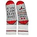 Dealswin Women Watching Christmas Movies Socks, If You Can Read This Funny Dress Socks, Novelty Socks Gift for Women Red