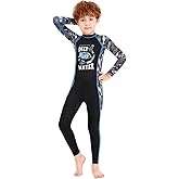 Full Body Kids Swimsuit One Piece Rash Guard Long Sleeve Wetsuit Skin for Girls Boys