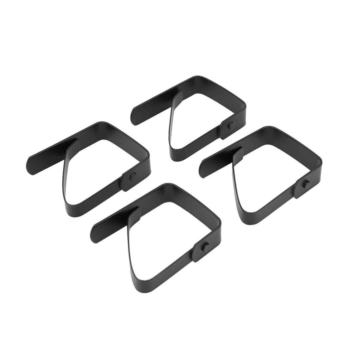 Wifehelper 4pcs Table Cloth Clips Large Table Cloth Cover Clips Stainless Steel Anti Slip Tablecloth Holder Clamps for Parties Picnics Restaurants 5 * 4cm