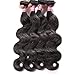 Darlena 8A Brazilian Hair 3 Bundles Body Wave 20 22 24 Inch Virgin Human Hair Bundles Brazilian Hair Weave Total 300 Grams Natural Color