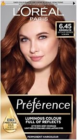 L'Oreal Paris Preference 6.45 Brooklyn Copper Auburn Permanent Hair Dye Long view 1