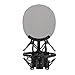 Nady SSPF-4 Spider Shockmount with Integrated Pop Filter – fits any microphone with 38-53mm diameter – Vocal recording, large condenser set up