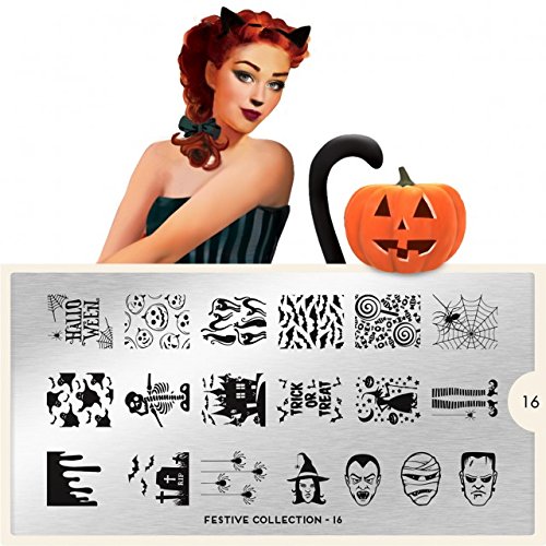 MoYou-London Nail Art Festive Plate Collection 16