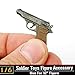1/6 Scale Weapon Model Automatic Pistol Walther PPK Gun F 12