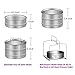 Aozita 8 qt Steamer Insert Pans for Instant Pot 8 Quart Accessories - Stackable Food Steamer with Sling for Pressure Cooker Pot in Pot Cooking, Baking, Casseroles, Lasagna Pans - Interchangeable Lid