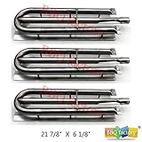 bbq factory Replacement Stainless Steel Burner JBX481 (3-pack) Select Gas Grill Models By Viking and Others (21 7/8