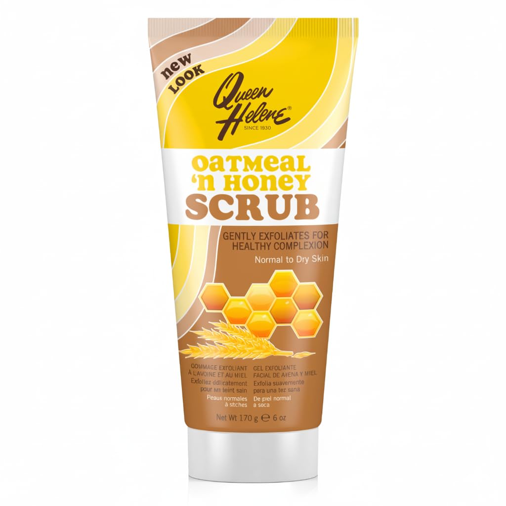 Oatmeal N Honey - Natural Facial Scrub by Queen Helene 6 oz.