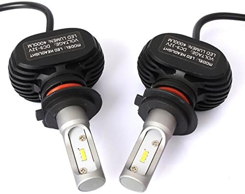 yubinyu LED Headlight Bulbs Kit 4000LM 6000K Cool Single light H1-11 9005 9006 9012 880 881 Various Models (9006)