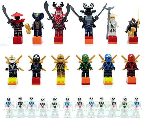 24pcs Mini Figure Fits Lego Jay Walker Kai Zane Julien