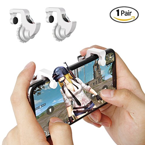 Mobile Game Controller – Sensitive Shoot and Aim Triggers Fire Buttons L1R1 for PUBG/Knives Out/Rules of Survival，Mobile Game Trigger Phone Game controller for Android iPhone