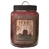 Goose Creek 26-Ounce Cranberry Vanilla Jar Candle with Home Folk Art