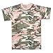 Womens Camouflage T-Shirt, Subdued Pink