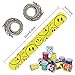 VCOSTORE 36 Pcs Slap Bracelets Party Favors Pack with Diverse Pattern, Emoji, Animals, Heart Print Design, Retro Slap Wrist Bands for Kids Teens Adults Christmas Toys Prize Halloween