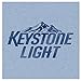 Keystone Light Logo T-Shirt-X-Large,Light Blue Heather