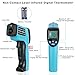 Ceenwes Infrared Thermometer with Waterproof Storage Bag Digital Temperature Gun -50℃ ~ 550℃/ -58℉~ 1022℉ Non-Contact Laser Thermometer with Adjustable Emissivity and MAX MIN AVG Display