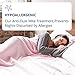 Grace Premium Microfiber Sheet Set- Super Soft, Deep Pocket, Embellished with Hypoallergenic, Wrinkle Resistant and Fade Resistant Brushed Microfiber – 4 Piece Set (Queen, Pink)