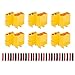 LHI XT90 Battery Connector Set for RC Lipo Battery Motor 6 Pairs Yellow,6 Male Connectors + 6 Female Connectors
