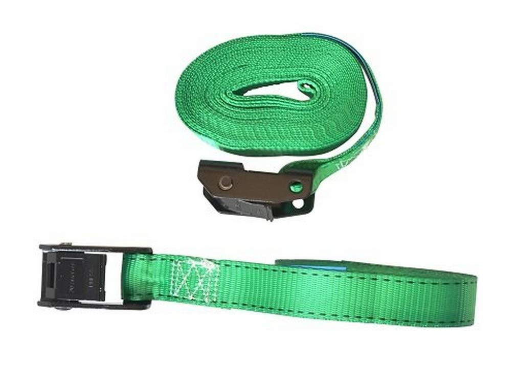 Master Lock 3379EURDATCOL Luggage Strap with easy to use Buckle, Random Colour, 5 m x 25mm Strap, Pack of 2